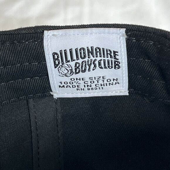 BILLIONAIRE BOYS CLUB New Era B Logo Embroidered Fitted Hat Black Pink - Picture 9 of 10